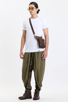 Cotton T-Shirt – White by Swasthii, worn by a model – view 4